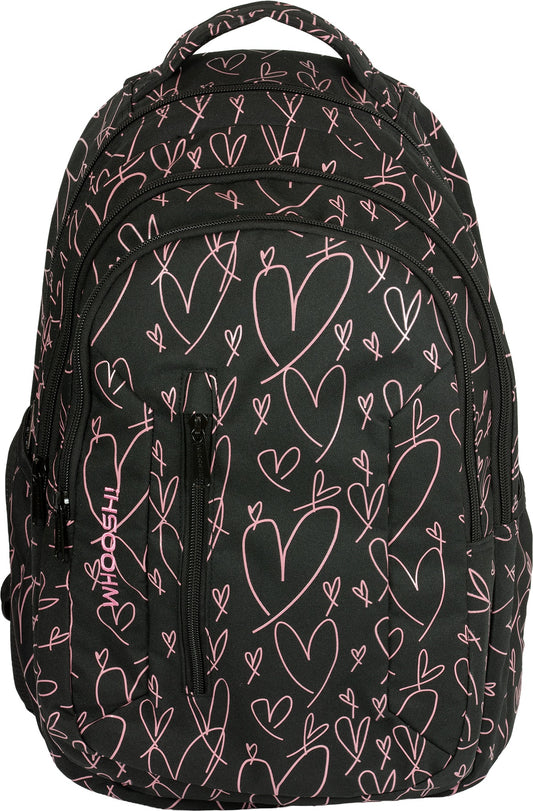 WHOOSH! SCHOOL Pink Hearts 3D
