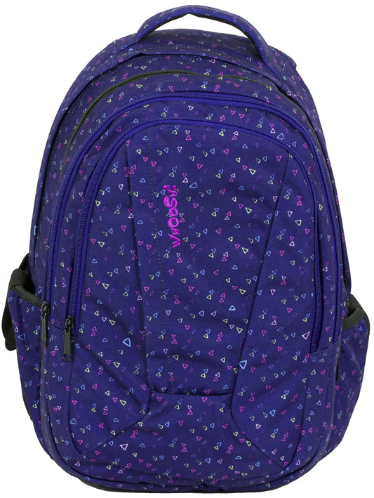 WHOOSH Teen 2u1 Blue Triangles ruksak - prednja strana