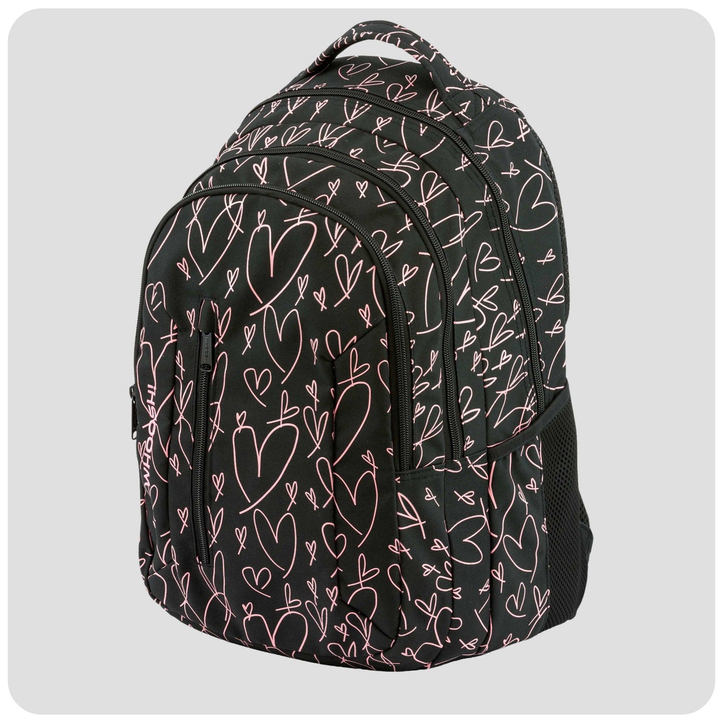 WHOOSH! SCHOOL Pink Hearts 3D