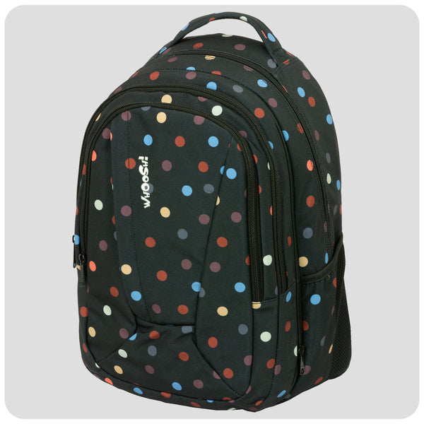 WHOOSH Teen 2u1 Color Dots šareni anatomski školski ruksak za tinejdžere