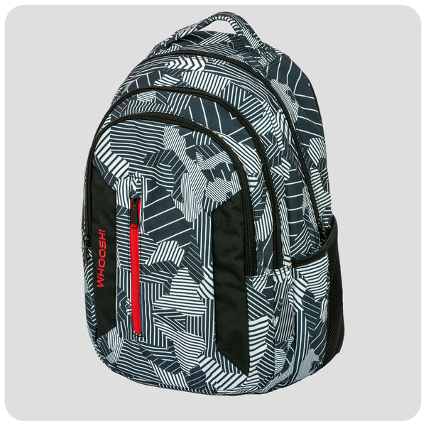 WHOOSH SCHOOL Cyber White bijeli anatomski školski ruksak